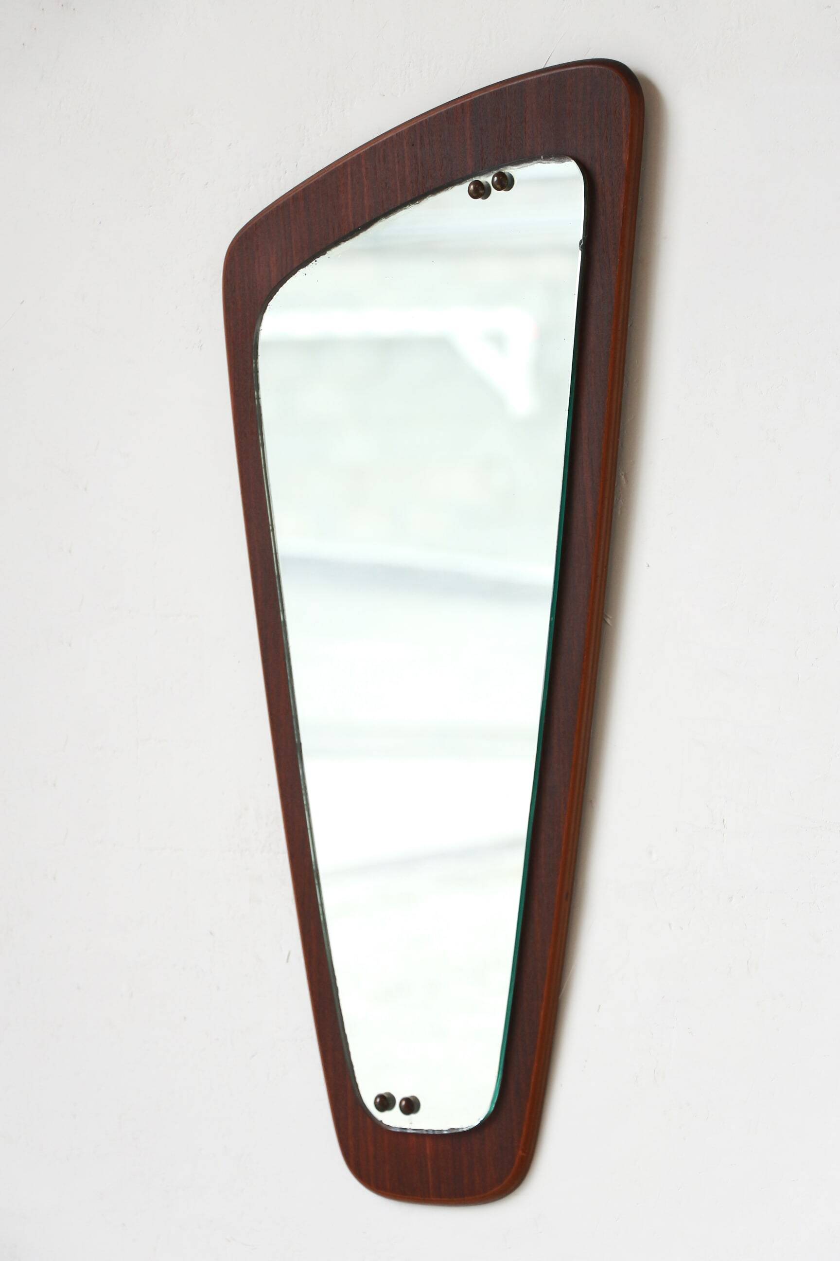 Teak rearview mirror - Scandinavian 14.09.23.08