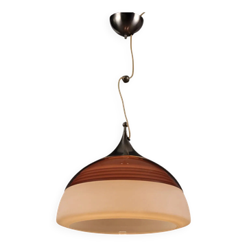 Suspension Stilnovo vintage en aluminium et plastique, années 1960