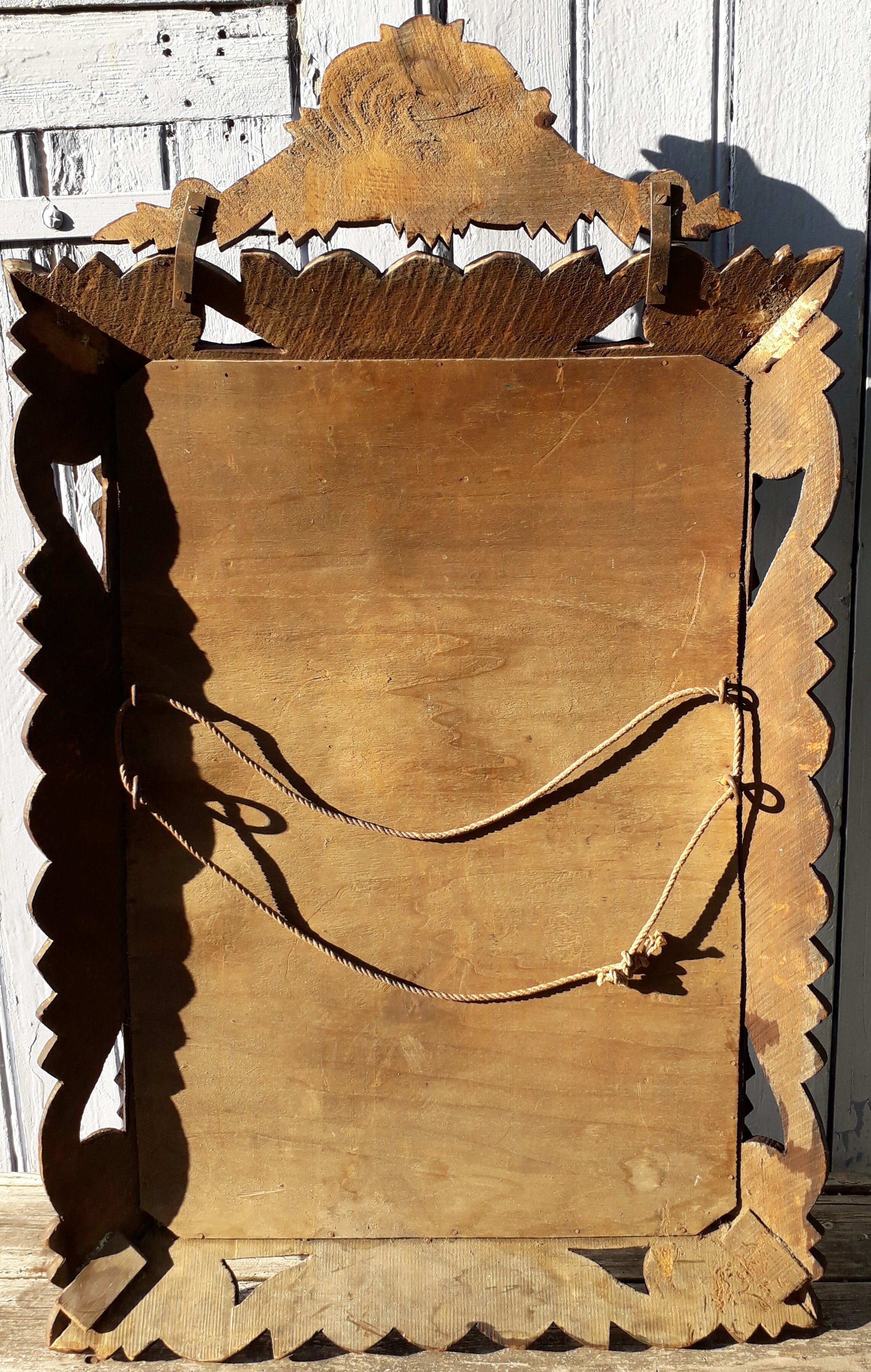 96 x59 cm wooden mirror