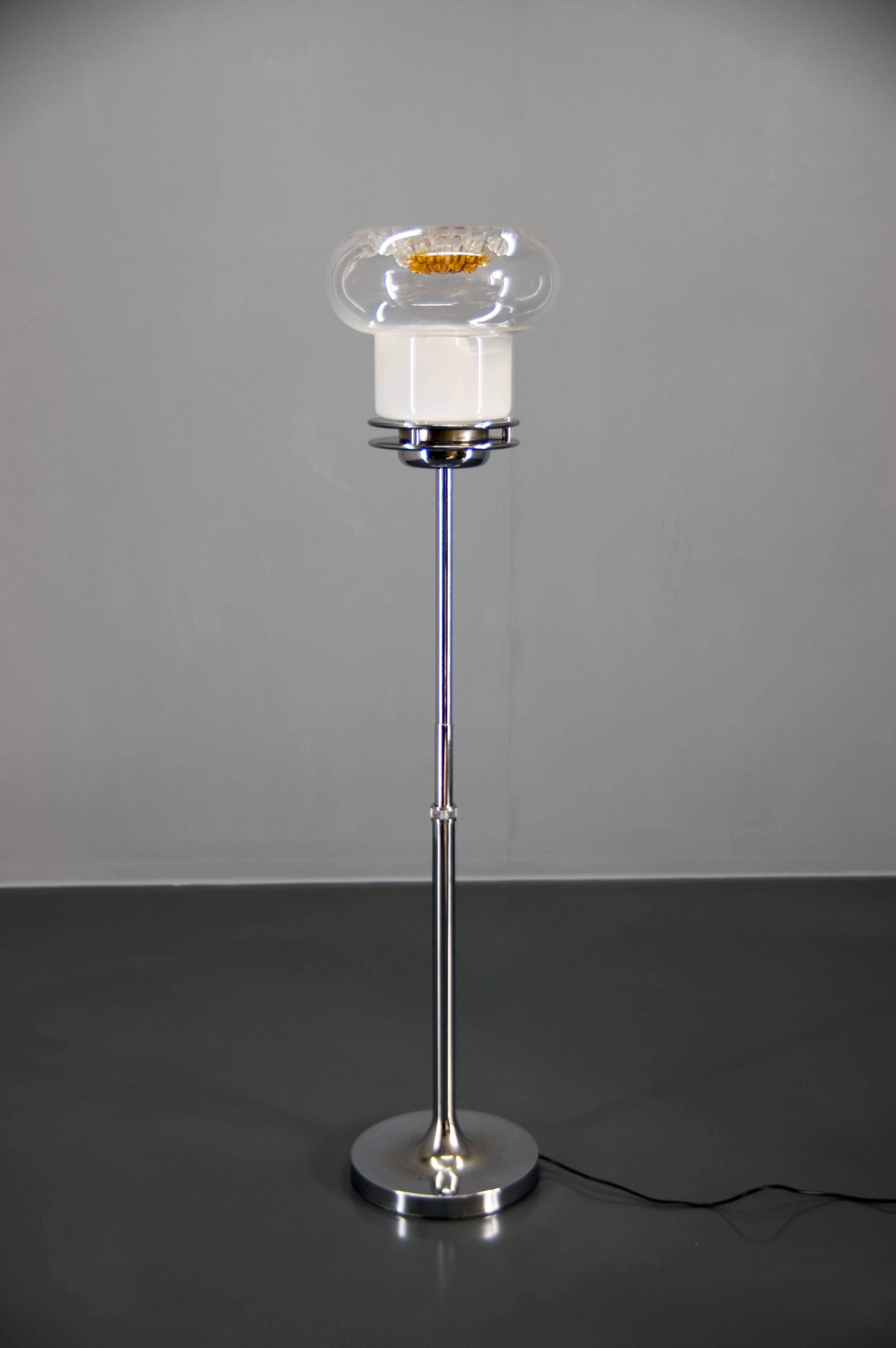 Murano Glass Floor Lamp, Italy, 1980s