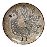 Ceramic plate the old mill Vallauris Perot