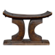 Tabouret africain antique en bois ashanti