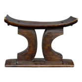 Antique african wooden ashanti stool