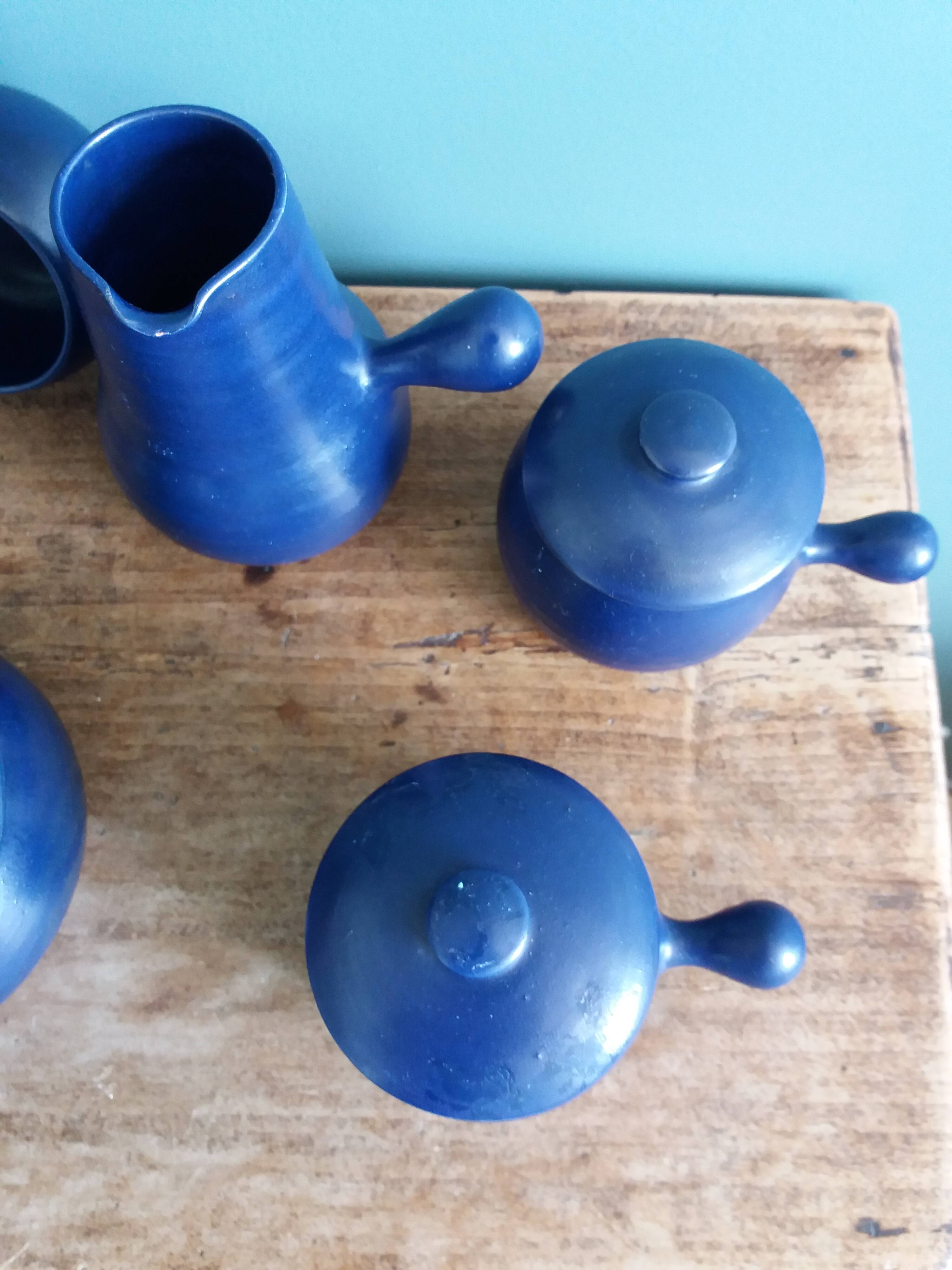 Service signed Charles Voltz Vallauris