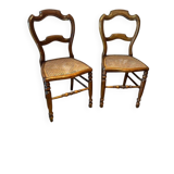 Pair of caned chairs 1950/60