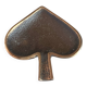 Cendrier en bronze, en forme de pique  