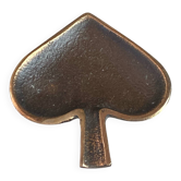 Bronze ashtray, in the shape of a spike