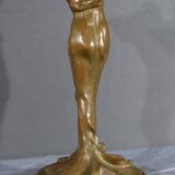 Regulate Lamp, Art Nouveau style, signed C.Rosa – Mid 20th century