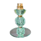Lampe de chevet en cristal vert Attribuée à Jacques Adnet pour Bacarrat