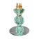 Lampe de chevet en cristal vert Attribuée à Jacques Adnet pour Bacarrat