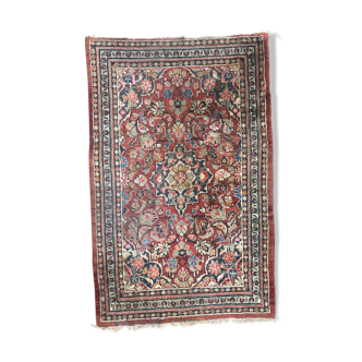 Old persian Mahal carpet handmade 134x202cm