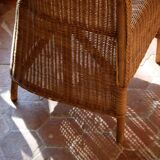 Rattan armchair