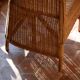 Rattan armchair