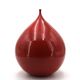 Imposant vase rouge en céramique, travail Belge, années 60