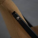 Pair of armchairs from the 50s-60s in boucle, mid-century Swedish design.