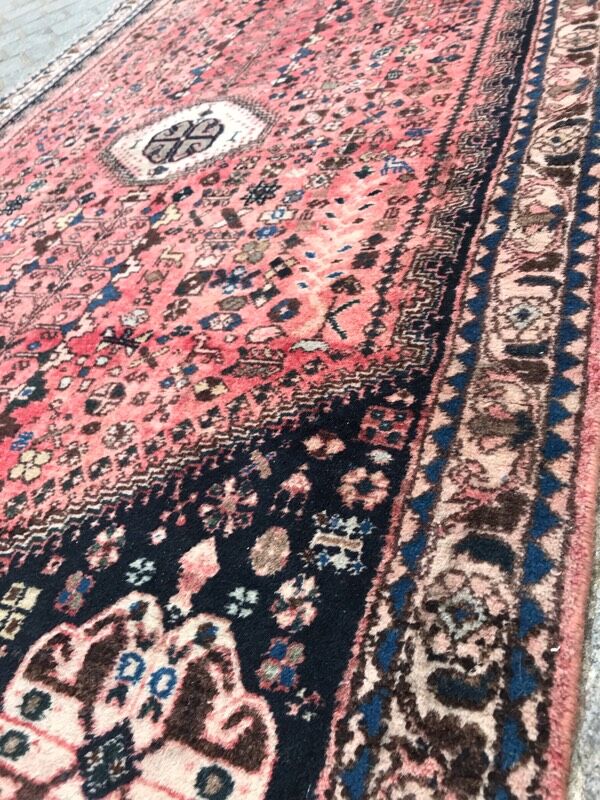 Abadeh rug Persian hand made vintage