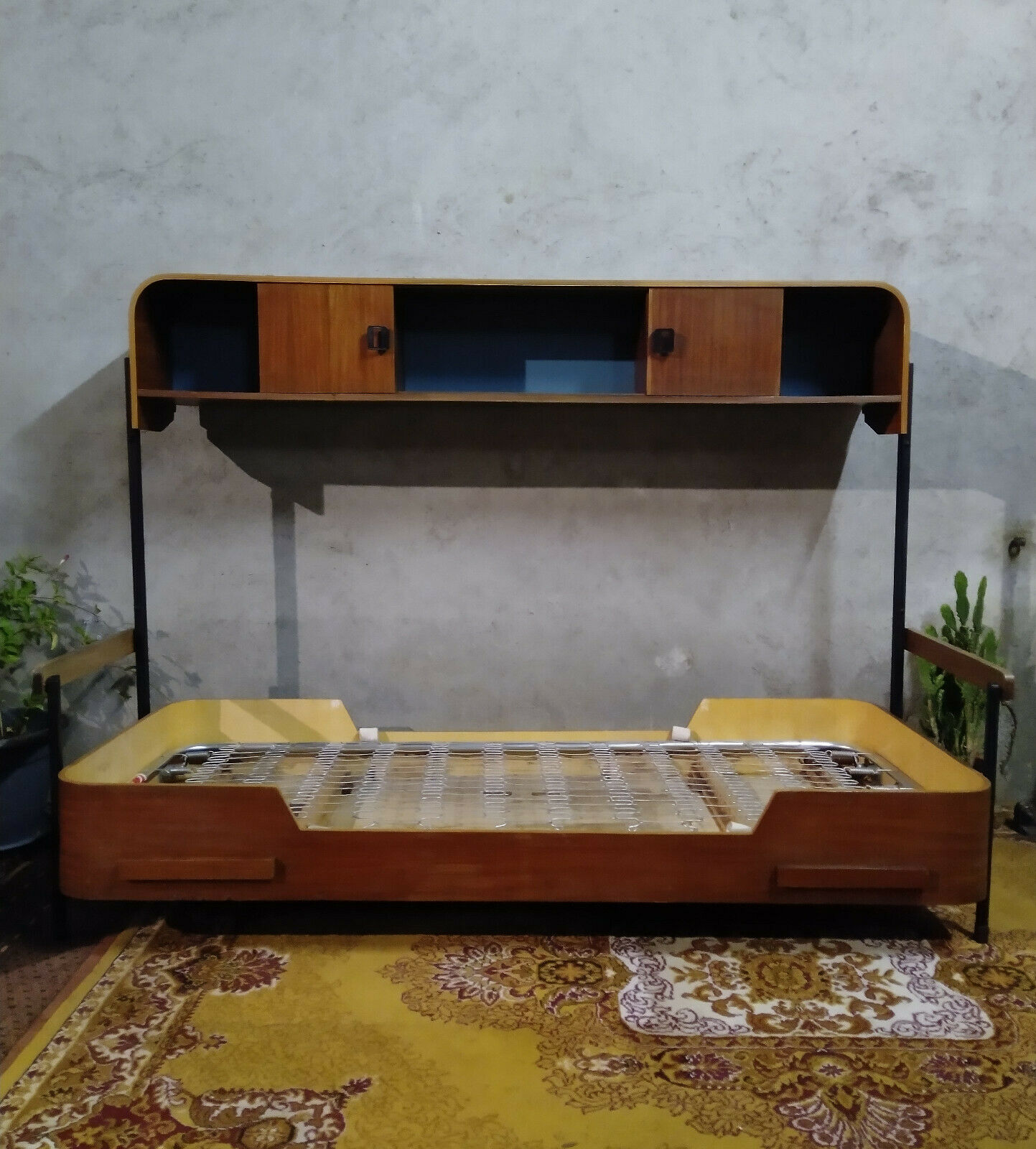 Banquette lit cosy vintage 1950 / 1960
