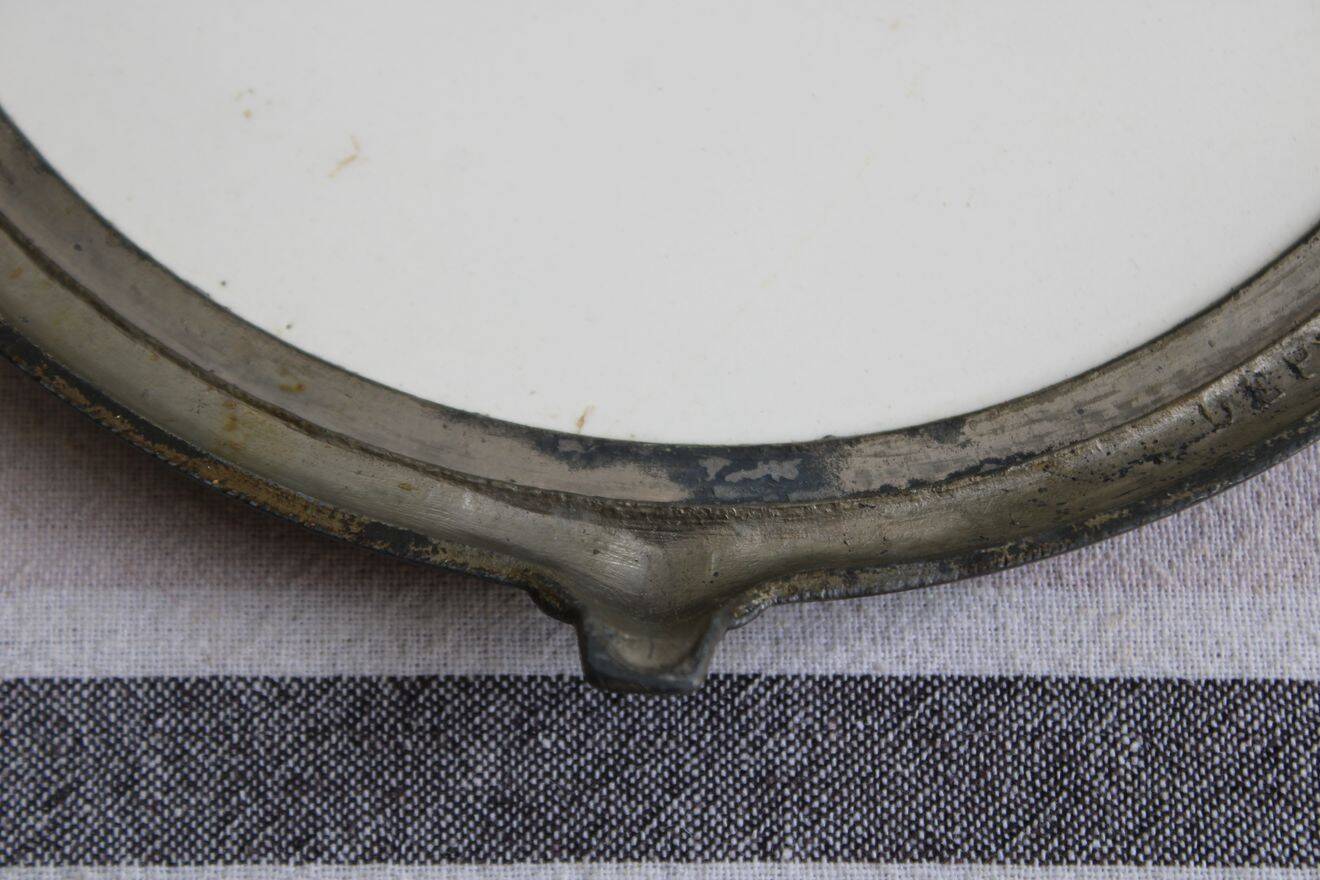 Antique ceramic trivet