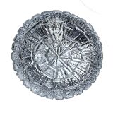 Vintage Brutalist Glass Sconce