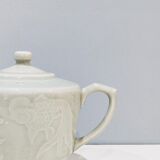 Japanese teapot patterns Koi carp, signed