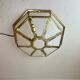 Hollywood Regency, Brass, Ceiling Lamp by Deknudt, Belgium, 1980s