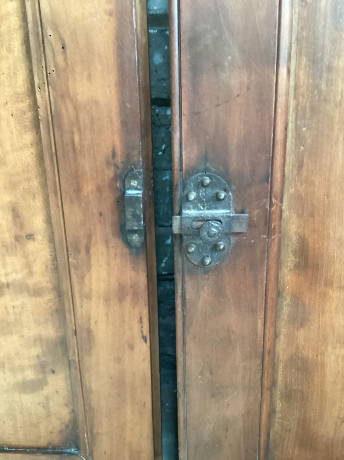 Paire de portes de placard ancienne