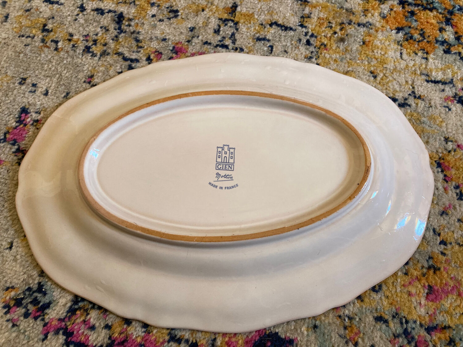 Gien oval dish, Motton creation