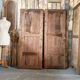 Pair of old wardrobe doors