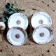 Lot of 6 vintage dessert plates