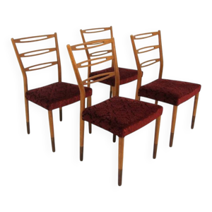 Set de 4 chaises scandinave
