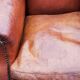 Leather club armchair back mustache from the 30s