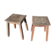 Pair of wooden stools