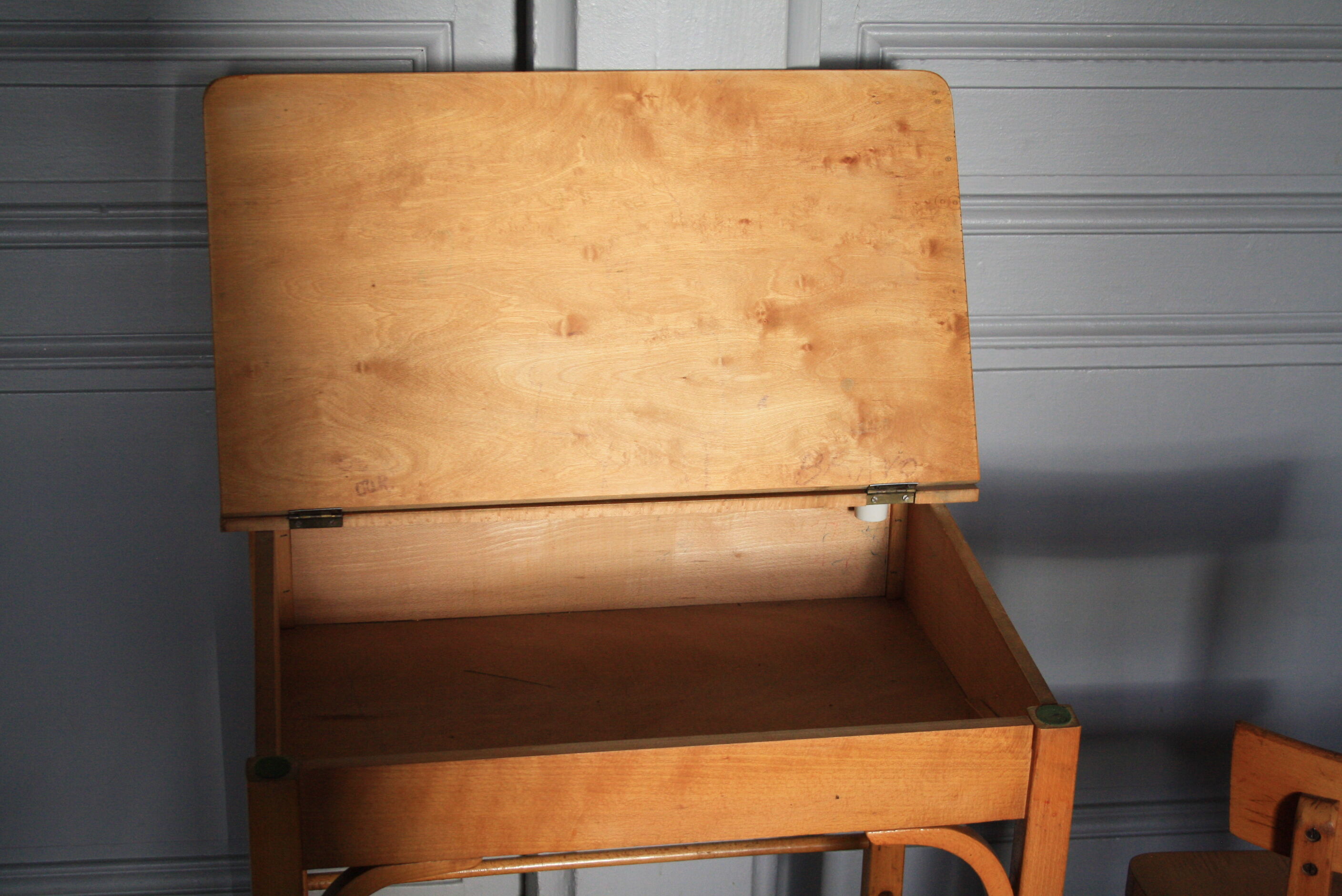 Bureau et chaise enfant Baumann bois