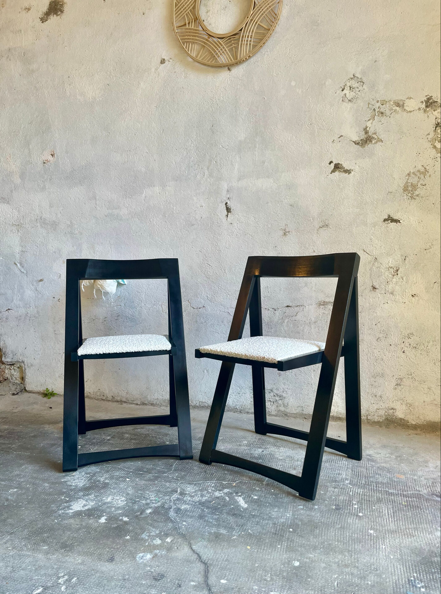 Vintage Trieste folding chairs by Aldo Jacober – 1970s
