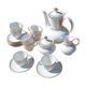 Vintage coffee service in porcelain Seltmann Weiden Bavaria –