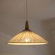 Suspension ELEONORE — 60 cm, striped olive linen and cotton