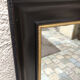 Napoleon III blackened wooden mirror 53 x 63 cm