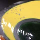 Abstract decorative dish in bright colors