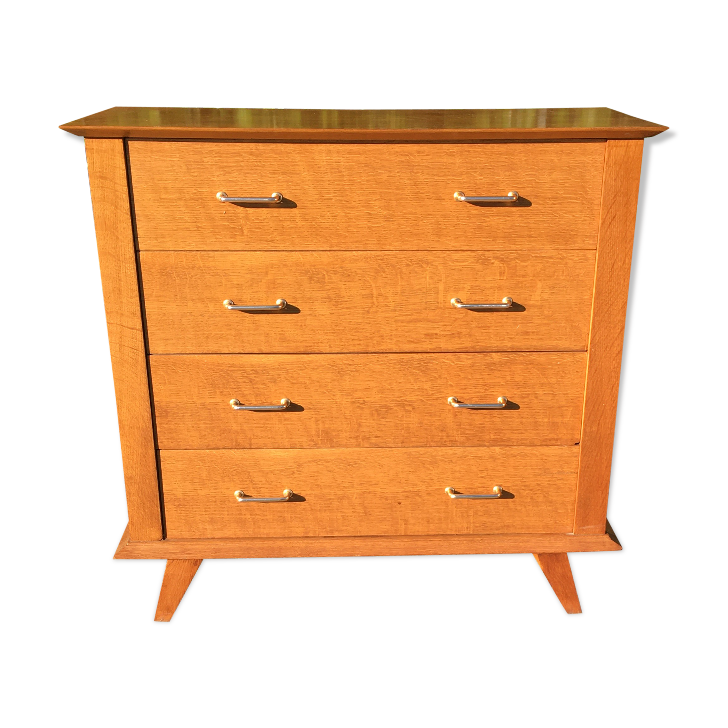 Chest of drawers 4 compass foot drawers