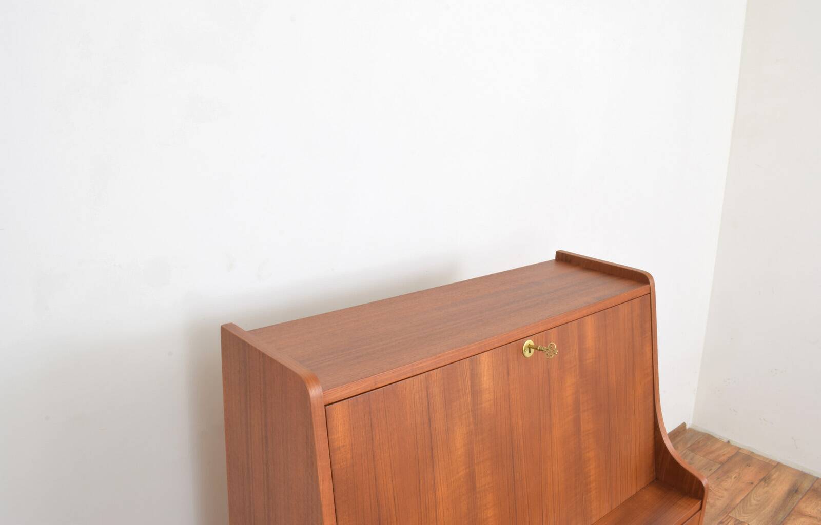 Mid-Century Danish Teak Secretary by Gunnar Nielsen for Tibergaard, 1960s.
