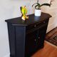 Buffet 2 portes "noir acier"