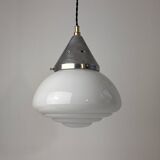 ANTIQUE ART DECO SUSPENSION IN OPALINE