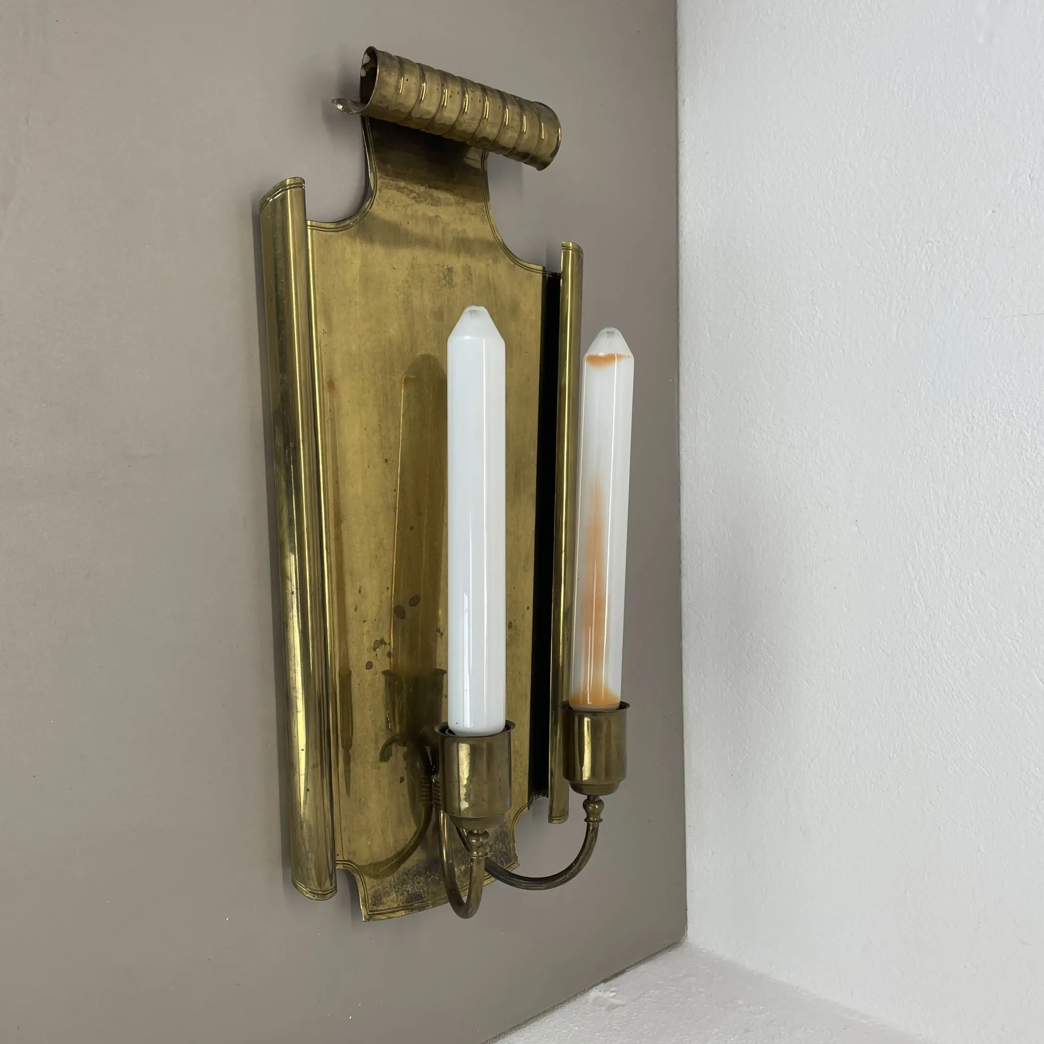 Unique Large Wall Light Object in the Style of Gio Ponti (60 cm), Italy, 1950s