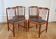 Set of 4 vintage Scandinavian teak Breox chairs, 1960