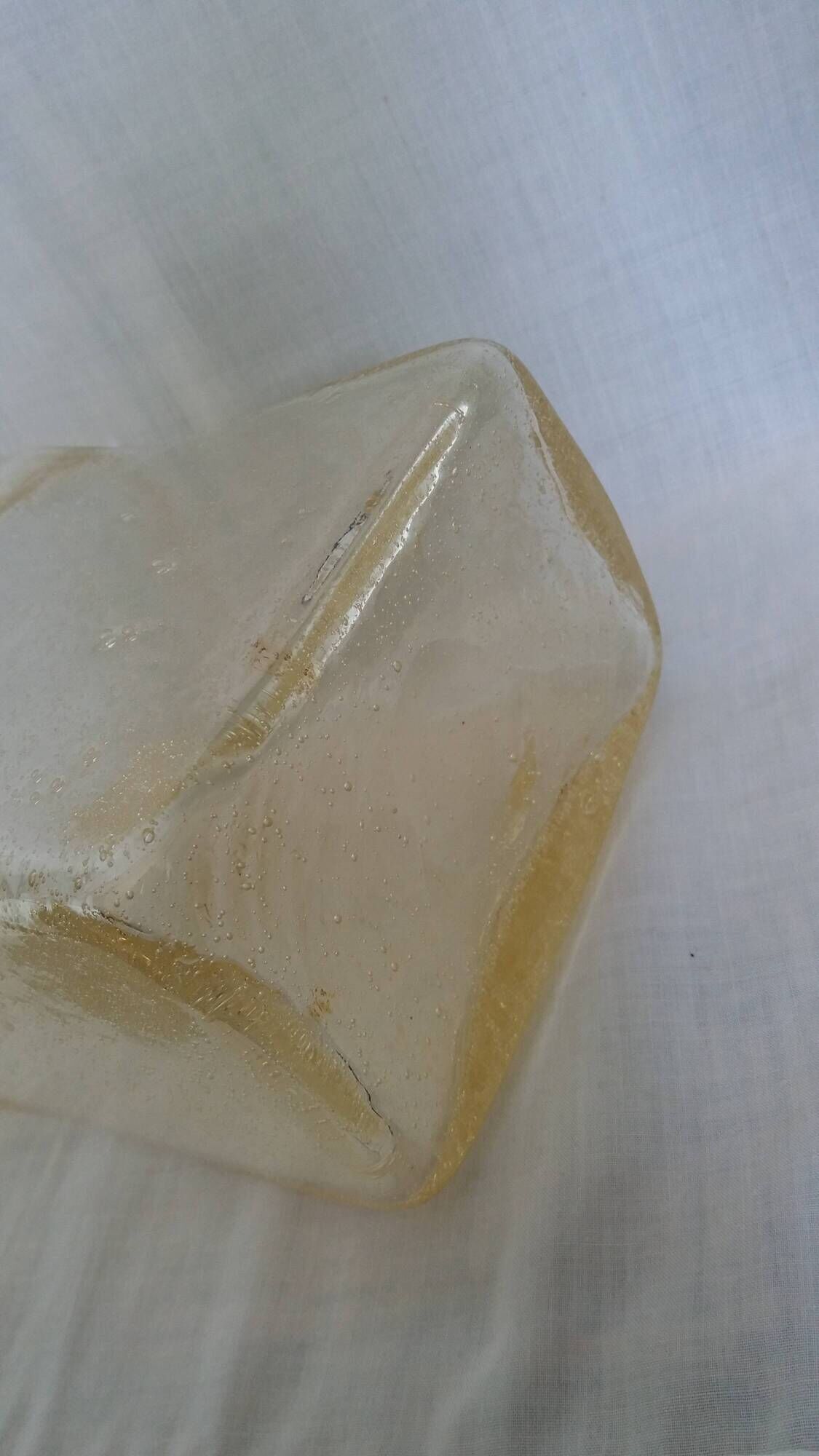 Bubble glass vase