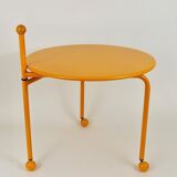 Post-modern side or coffee table by Tord Bjorklund, Memphis style, Sweden, 1980s.