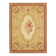 Handmade European Vintage Aubusson Kilim 271 cm x 362 cm