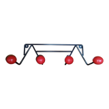 Wall-mounted coat rack 4 balls