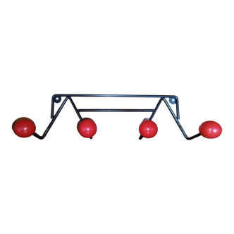 Wall-mounted coat rack 4 balls