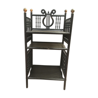 Blackened wooden music locker III Napoleon